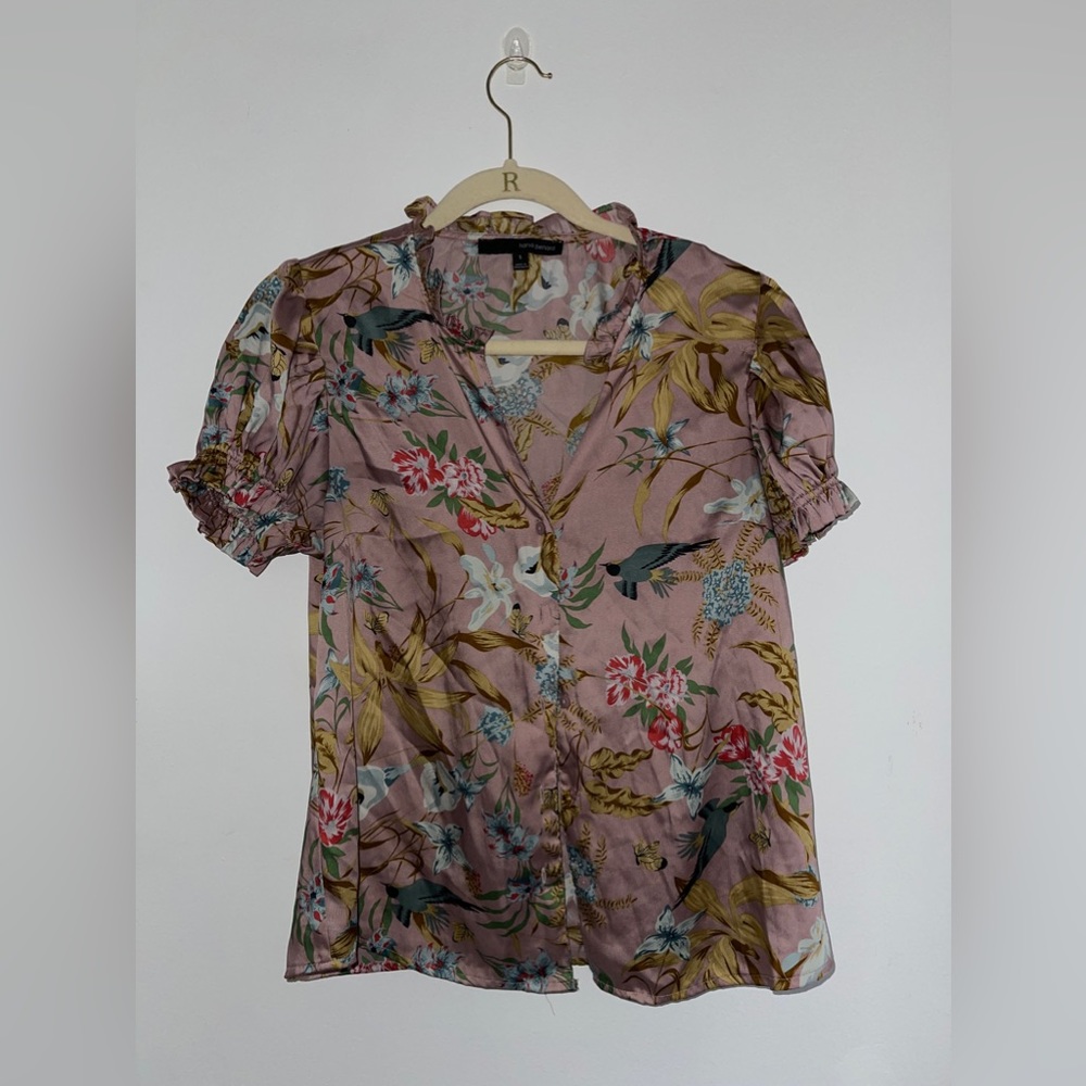 Floral Button Down